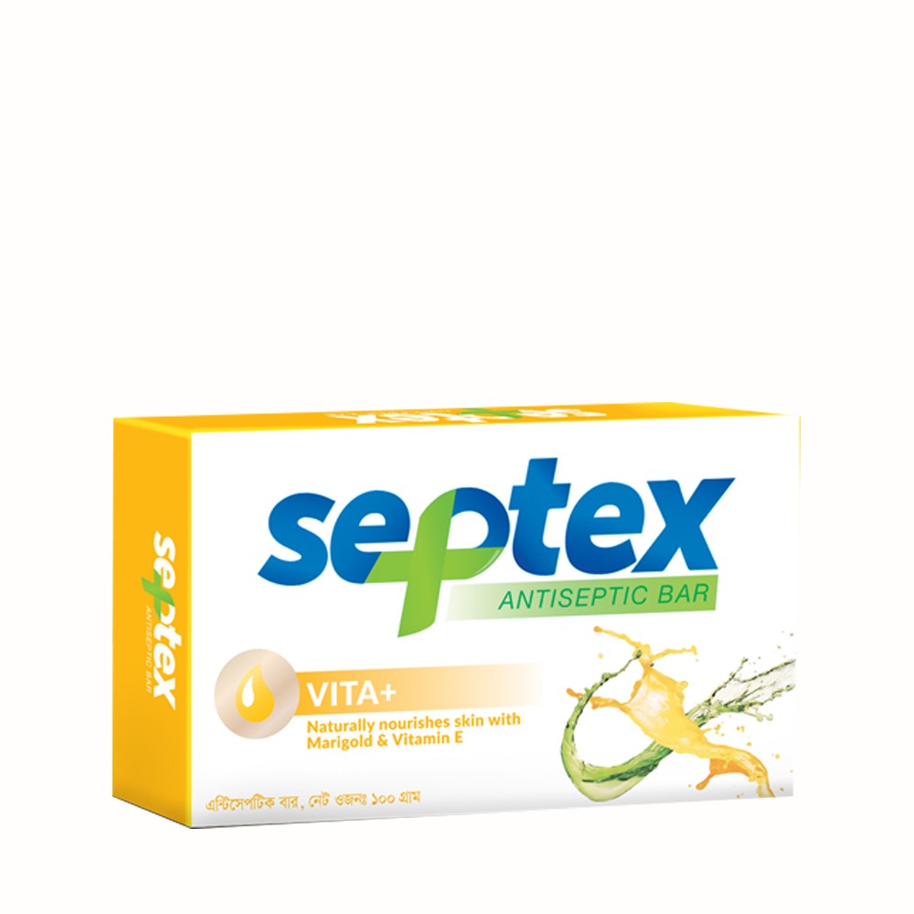 Septex Antiseptic Bar (Vita +) 100 gm